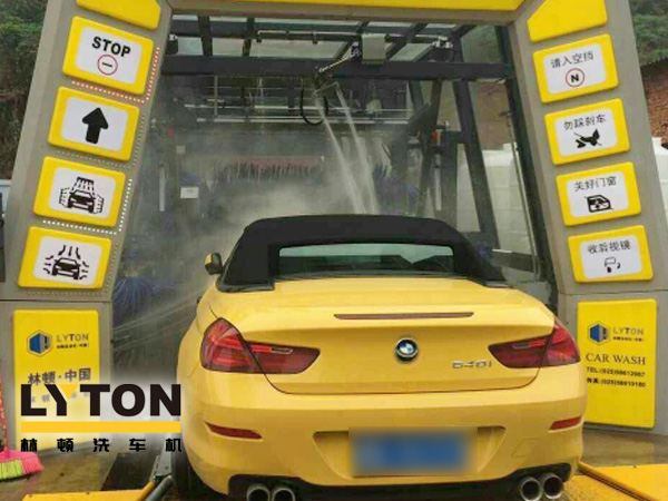 高效快捷,安全可靠!林頓FX11電腦洗車機高端車型清洗!